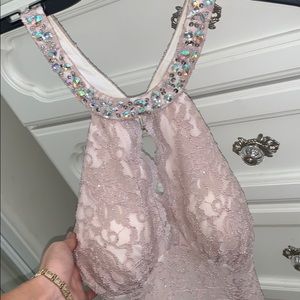 Long Champagne dress